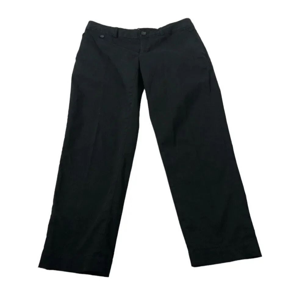 Banana Republic satin washed crop pant size 6